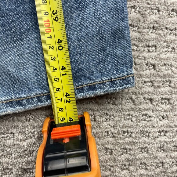 Silver Jeans Zac Men Size W33 / L34 Denim Pants Washed Blue Straight Leg Casual - Picture 8 of 16